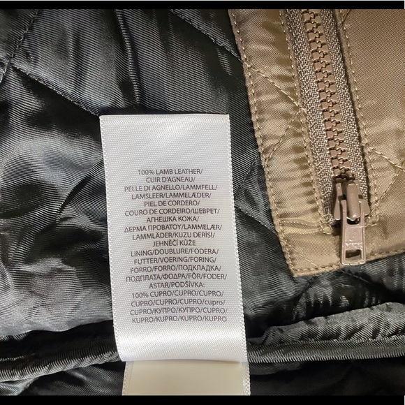 NWT Polo Ralph Lauren Belted Quilted Jacket Leather Trim - Picture 15 of 16